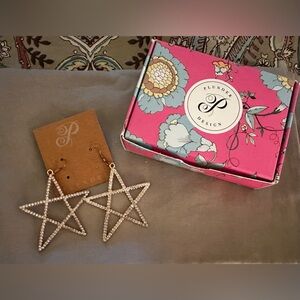 Plunder Design Gold Star Earrings